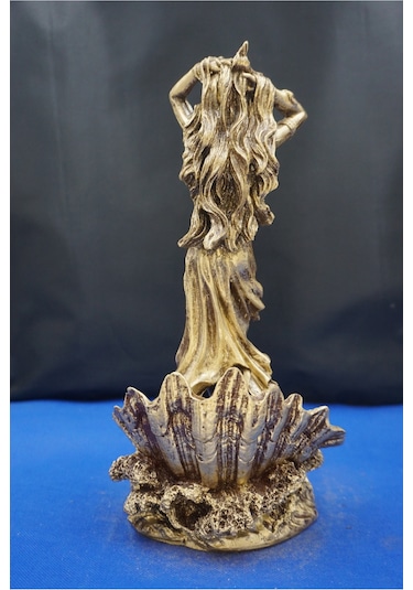 Afrodit Heykel Biblo - 27 Cm Ev Ofis Dekoratif Hediyelik Aksesuar Dekor Altın