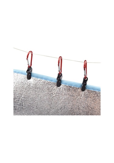 20 Adet Kamp Çadırı Rüzgar Geçirmez Sabitleme Klipsi Açık Barbekü Kanopi Tarp Sabit Çekme Noktası Klipsi Çok Renkli