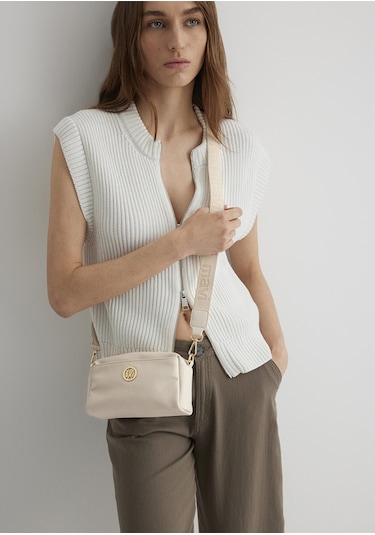 Mavi - Bej Çapraz Çanta 1912662-87740 Bej