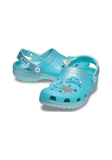 Crocs Frozen Elsa Classic Clog K Kız Çocuk Terlik 210235 210235 90h 90h Açık Mavi