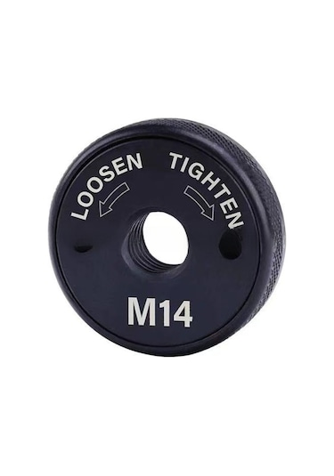 Dofolink M14 Hızlı Kilitleme Sistemiyle Taşınabilir Zımpara Makinesi Aşınmaya Dayanıklı Alt Basma Plakası Siyah, 120g