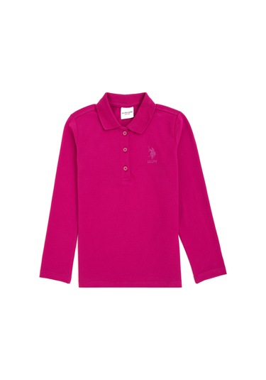 U.s. Polo Assn. Kız Çocuk Fuşya Sweatshirt 50296377-vr023 Fuşya