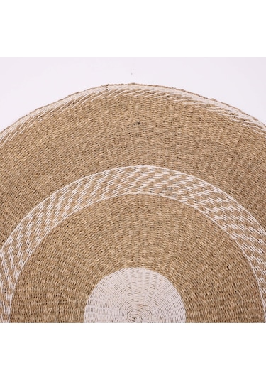 Doğal Deniz Sazı 100 Cm Dekoratif Halı & Duvar Dekoru Bej