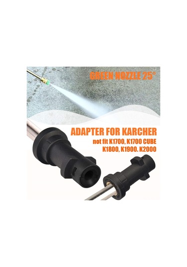 Lemestar 15 Açılı Basınçlı Yıkama Uzatma Çubuğu - 5 Nozul Ucu Ve Tutucu İle - Zor Erişilebilir Yerler İçin Çok Renkli