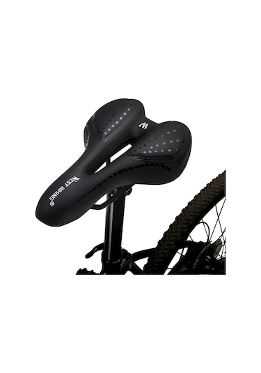 Biking Bisiklet Eyer Nefes Pu Deri Hollow Yastık Rahat Yol Yurt Dışından A