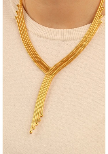 Çgkmücevherat Kalze Dorikalı Altın Kolye Klzkly2 Gold