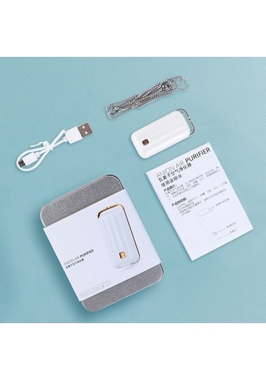 Novahub Asılı Boyun Negatif İyon Hava Temizleyici, Size:hanging Neck Air Purifier Gül, Gülümsüyü Hava净化器 Gül