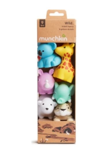 Munchkin Orman Hayvanları İle Banyo Fışkırtmaları, 8'lü Paket
