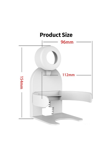 Yaozixa Google Nest Wifi 2. Nesil Ac2200 İçin Beyaz Abs Router Tutucu - Deliksiz Kurulum, Kabloları Gizle, Odanı Düzenli Tut