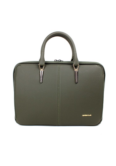 Kadın Haki Renk İpad Notebook 13 & 14 İnç Laptop Ve Evrak Çantası Haki