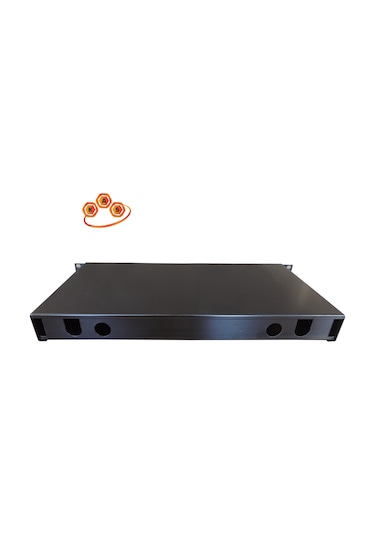 Kastap 1U 12 Port19'' Fiberoptik Patch Panel (Kasetli)