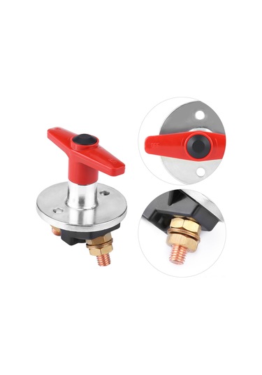 Lemestar Araç Akü Kesici Anahtar, Dc12v-60v 200a, Dayanıklı Abs Plastik, Hızlı Kurulum, Tüm Elektrik Cihazları İçin Kullanım, Anti-rust Ve Anti-koroziv Tasarım