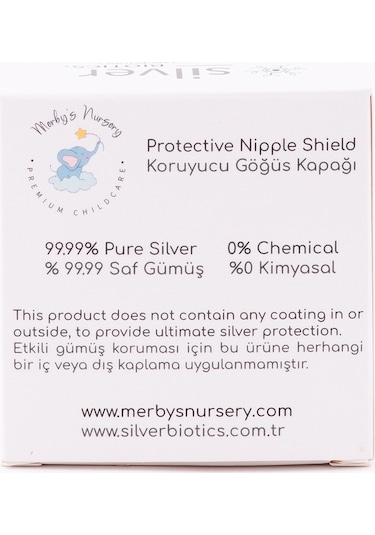 Merby's Nursery Gümüş Göğüs Koruyucu