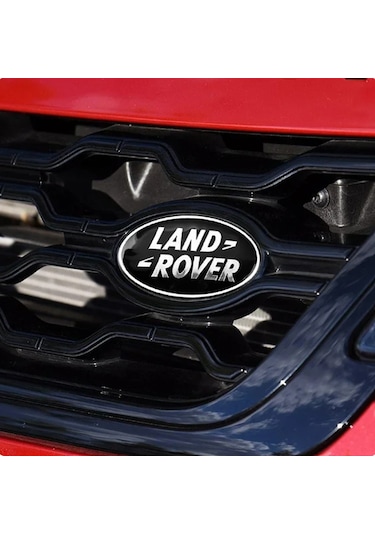 Land Rover Panjur Ön Logo Arma Siyah Renk Car Logo Ithal - Panjur