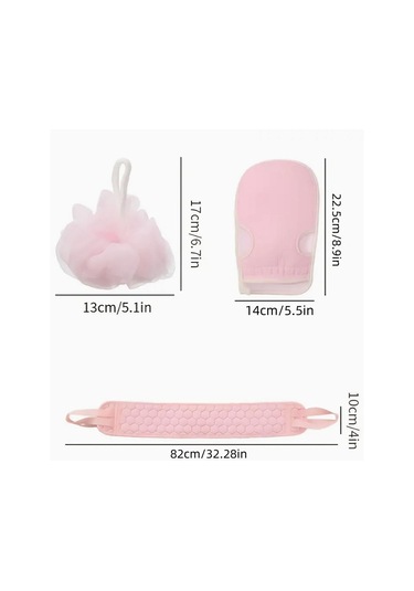 Homyl 3x Eldivenleri Vücut Ovma Havluları Bakımı Aracı