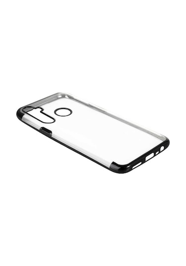 Realme C3 Kılıf Zore Dört Köşeli Lazer Silikon Kılıf