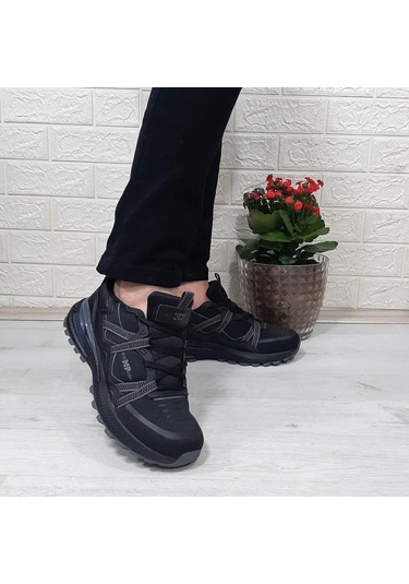 M.p. 1642 Siyah Memoryfoam Rahat Kaydırmaz Spor Ayakkabı Siyah