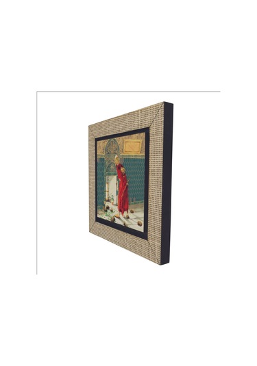 Kaplumbağa Terbiyecisi Replika Baskılı Mdf Magnet 7x7 308