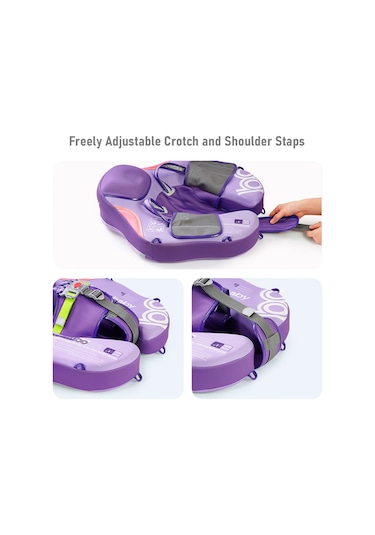 Mambobaby Şişme Olmayan Bebek Yüzme Şamandırası Yumuşak Mt3148pu-1 Mor