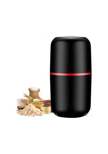 Ranyeek Ev İçi Elektrikli Çekirdek Değirmeni - Çelik Kabuklu, 30000r/dak Hızlı, Kahve, Baharat, Fıstık İçin - Siyah Avrupa Standartı Siyah