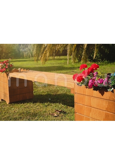 “Mandu” Ahşap Bank Saksı