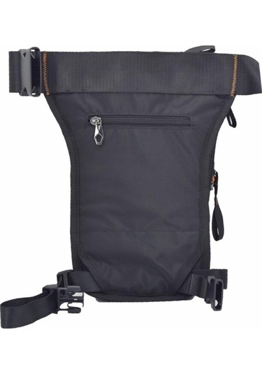 Ççs Waterproof Motosiklet Bel Bacak Çantası Siyah Çok Renkli