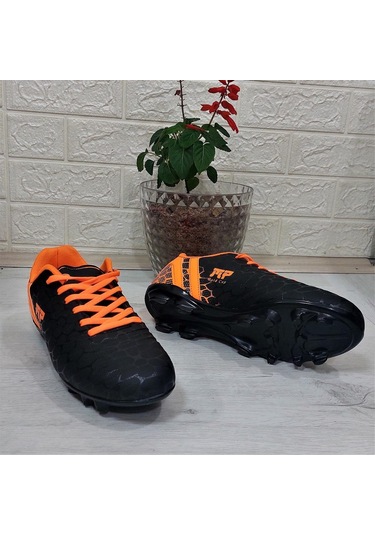 M.p 1357 Siyah-turunucu Krampon Çimsaha Futbol Ayakkabı 001