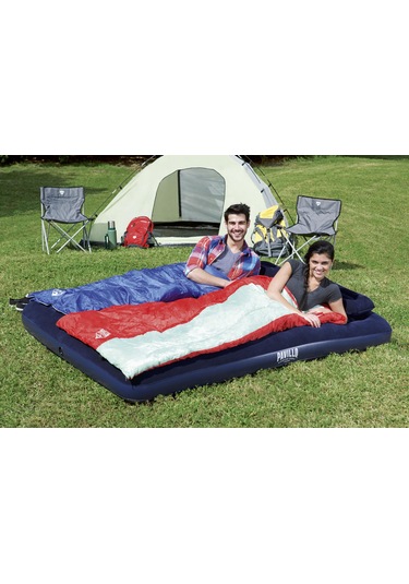 Bestway Şişme Yatak Yastık ve El Pompalı 203x152x22 - 67374