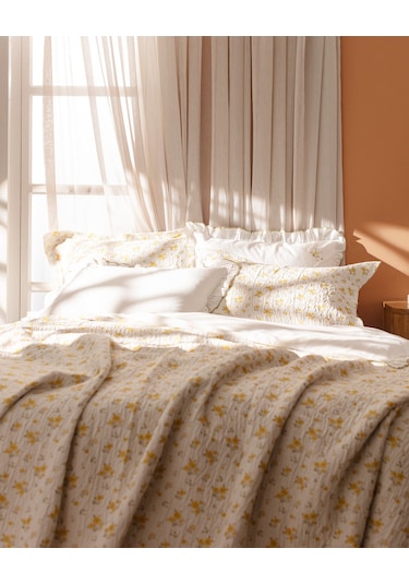 Madame Coco Roseline Çift Kişilik Yatak Örtüsü Seti - Sarı Yo0000000093 Sarı