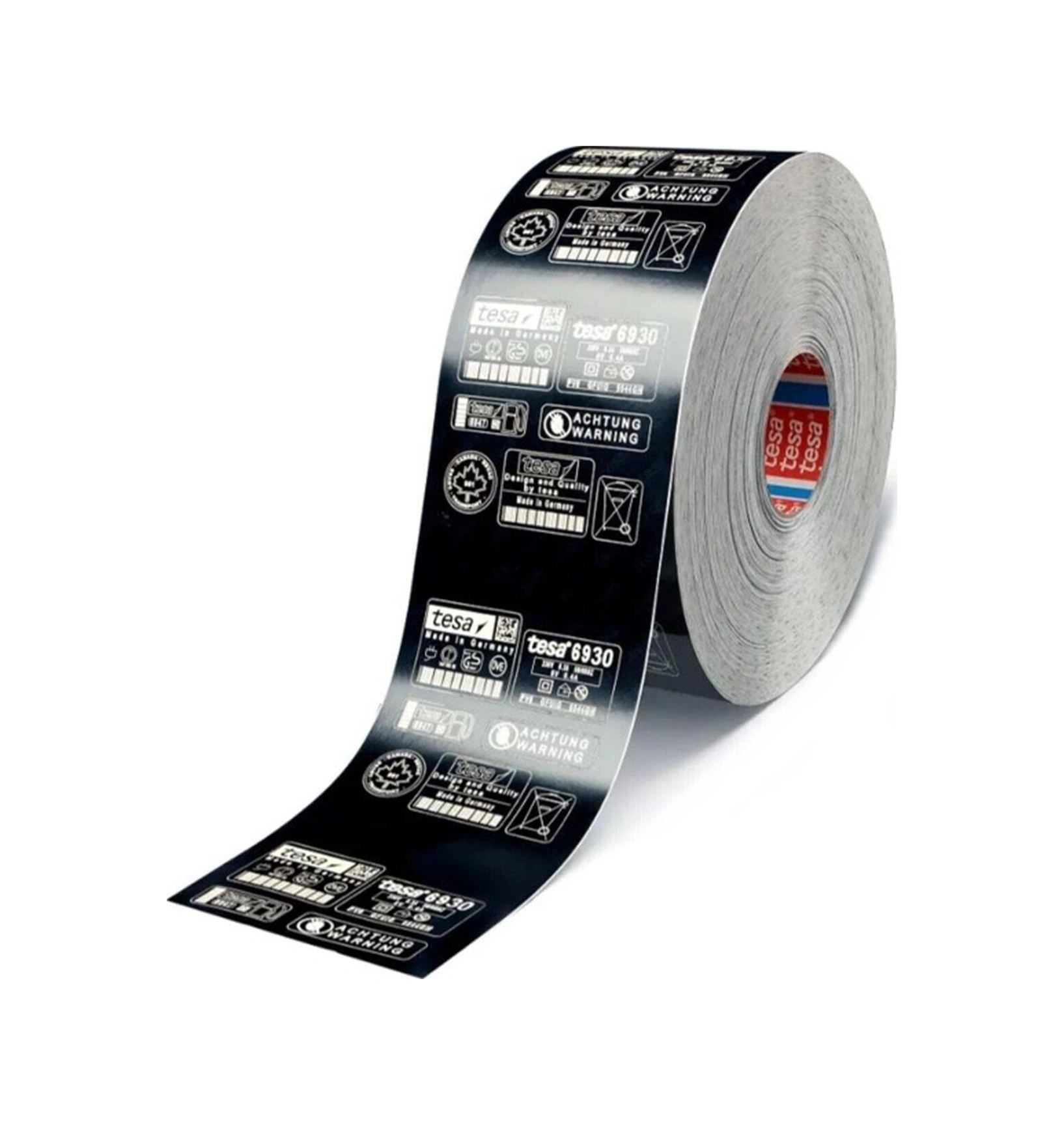 Tesa Lazer Etiket Bandı Siyah 25mx120mm Tesa 6930 Mat Siyah-117084