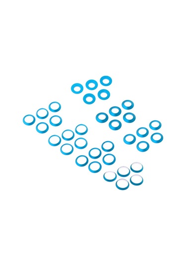 Homyl Çubuk Bina Kimliği Için 5 Adet Eloksallı Kimlik-9.0mm