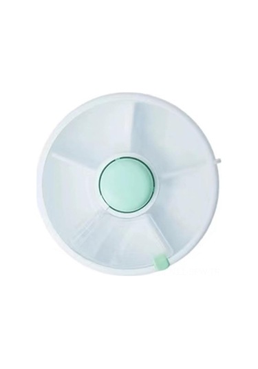 Maiyame Çocuk Atıştırmalıkları İçin Dönen Kapaklı Muhafaza Kutusu - Taşınabilir, Kurutucu, Lezzetleri Sağlıklı Tutar Nane Yeşili