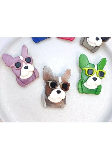 Yasya Broş Köpek 100845525 Bej Açık