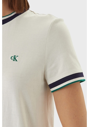 Calvin Klein Bayan Elbise Lv047f248g Yas Beyaz