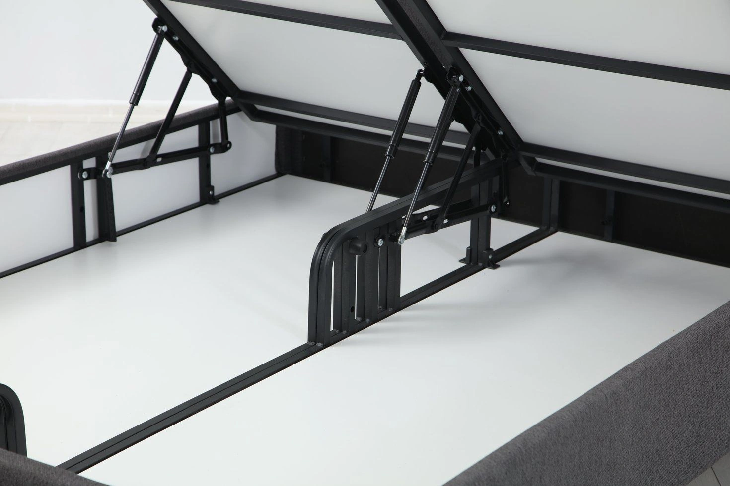 Elegant Baza Başlık Siyah Ayak Prime Keten 48 140x200 140 x 200 CM