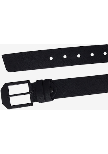 AC&Co / Altınyıldız Classics Erkek Siyah-kahverengi Özel Ahşap Kutulu 2'li Kot Kemeri Seti Damat Bohçası Kahverengi - Siyah