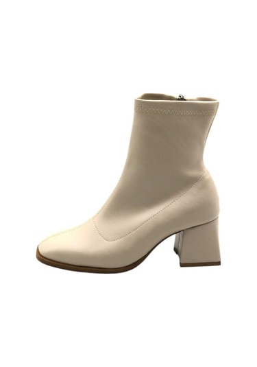 2001 De Scario Kadın Deri Bot Bej