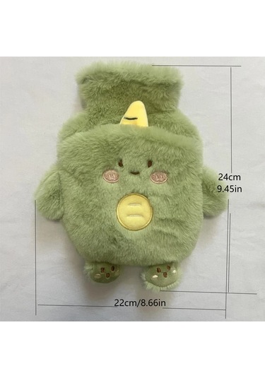 Willowhaven Küçük Sarı Ayak Desenli 500ml Yıkanabilir Peluş Sıcak Su Torbası Küçük Sarı Ayaklar