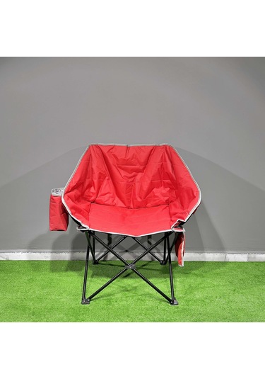 Argeus Balcony Comfort Katlanabilir Kamp Sandalyesi Kırmızı Çok Renkli