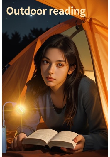 Usb Ledli Rustik Ampul - Köşegen Tasarım Masa Lambası Sarı