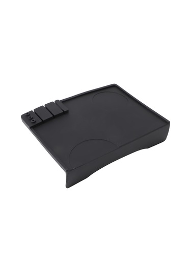 Dofolink Siyah Silikon Kahve Tamper Matı - Dürtme Önleyici, Çeşitli Aksesuarları Saklayabilir, Masa Üstünü Korumak İçin Bar Ve Ofislerde Kullanım Diğer