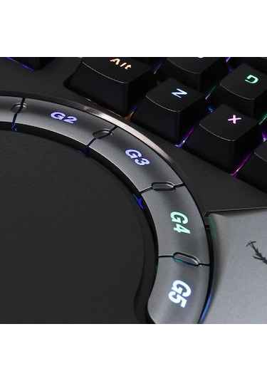 Rush RK95 Haymaker RGB Aydınlatmalı Gaming  Mekanik Klavye Keypad Siyah