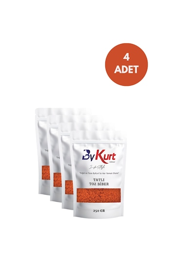Bykurt Tatlı Toz Biber 4 x 250 G