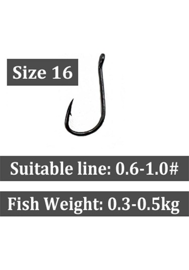 30 Adet Besleyici Balıkçılık Kanca Sazan Balıkçılık Kancaları Yüksek Karbonlu Çelik Olta Yöntemi Besleyici Balıkçılık Aksesuarları Balıkçılık İçin 16