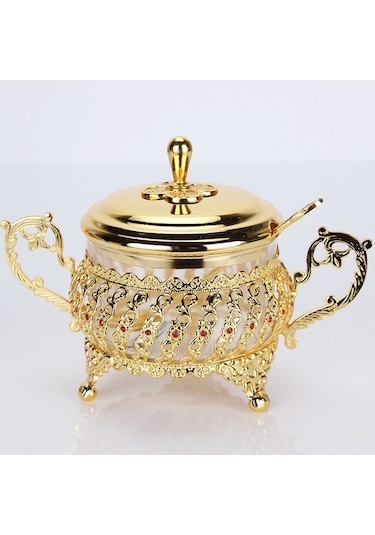 Westworld Fildişi Porselen Şekerlik Seramik Süt Kabı Gıda Saklama Kapları Mutfak Aletleri Kahve Ve Çay Ak