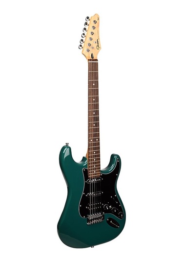 Guson Stratocaster Hss Dsp Yeşil Elektro Gitar Efektli Kulaklık Çıkışlı