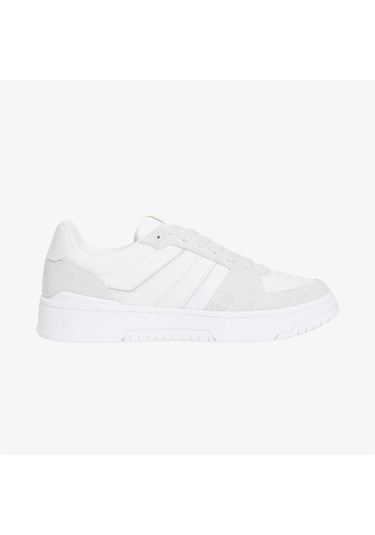 Tommy Hilfiger Jeans Cupsole Leather Erkek Bej Spor Ayakkabı Em0em01579 Bej