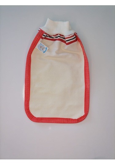 Eker-kırmızı Biyeli Hızlıgiy Kese-banyo Ve Duş Kesesi-lastikli