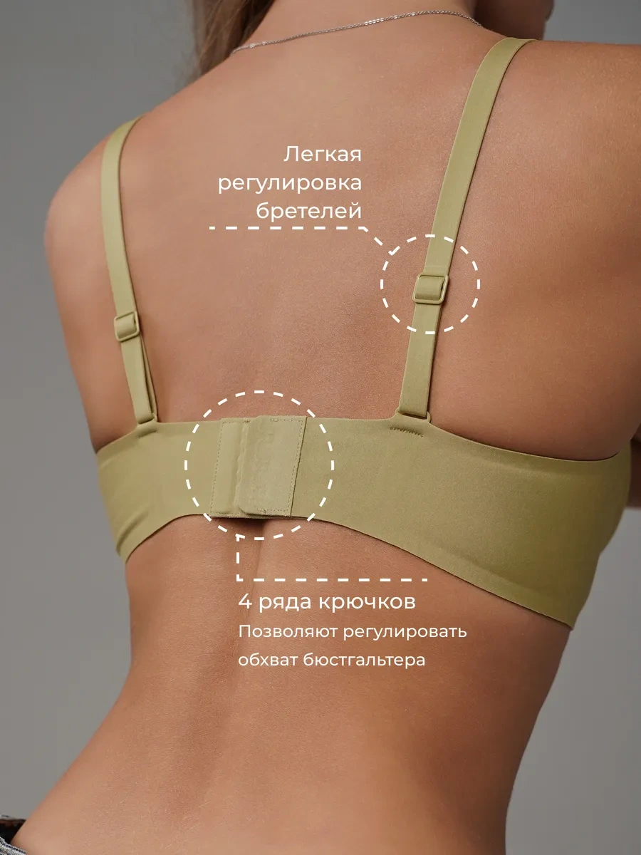 Bonechka Dikişsiz Göğüs Üstü Top Balensiz 263422553 Yeşil