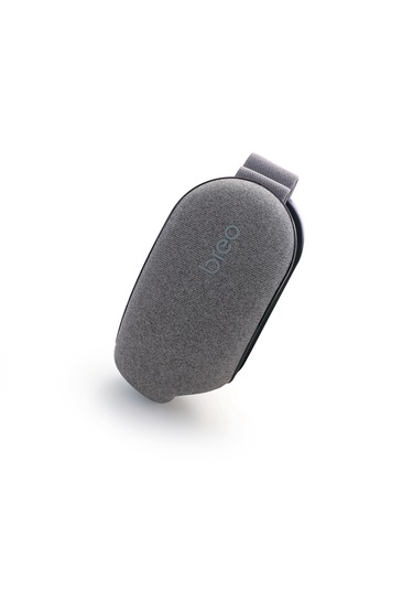 Breo İseem Göz Masaj Aleti - Katlanabilir, Isıtmalı, Hava Basınçl Gri